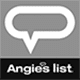 angie's list black and white logo